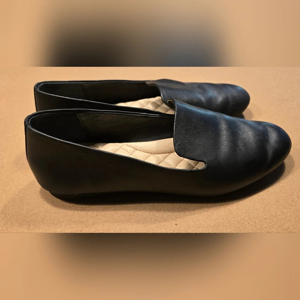 C - Birdies "starling" black leather flats - Picture 2 of 7